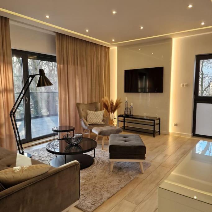 Apartament Nad Struga, Klimatyzacja, Parking,Taras Stary Toruń Buitenkant foto